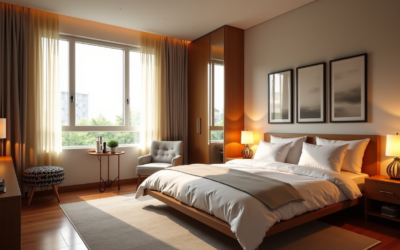 Aménagement chambre adulte : équilibre entre confort, rangement et esthétique